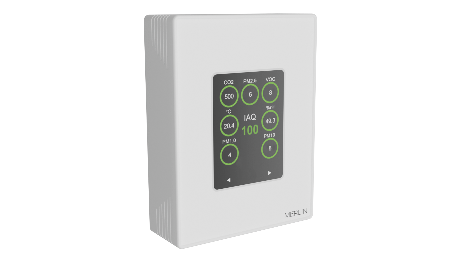 S&S Northern IAQ CO2, Temp & Humidity Monitor w/Screen